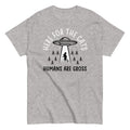 Here For The Cats, Humans Are Gross Men's Classic Tee