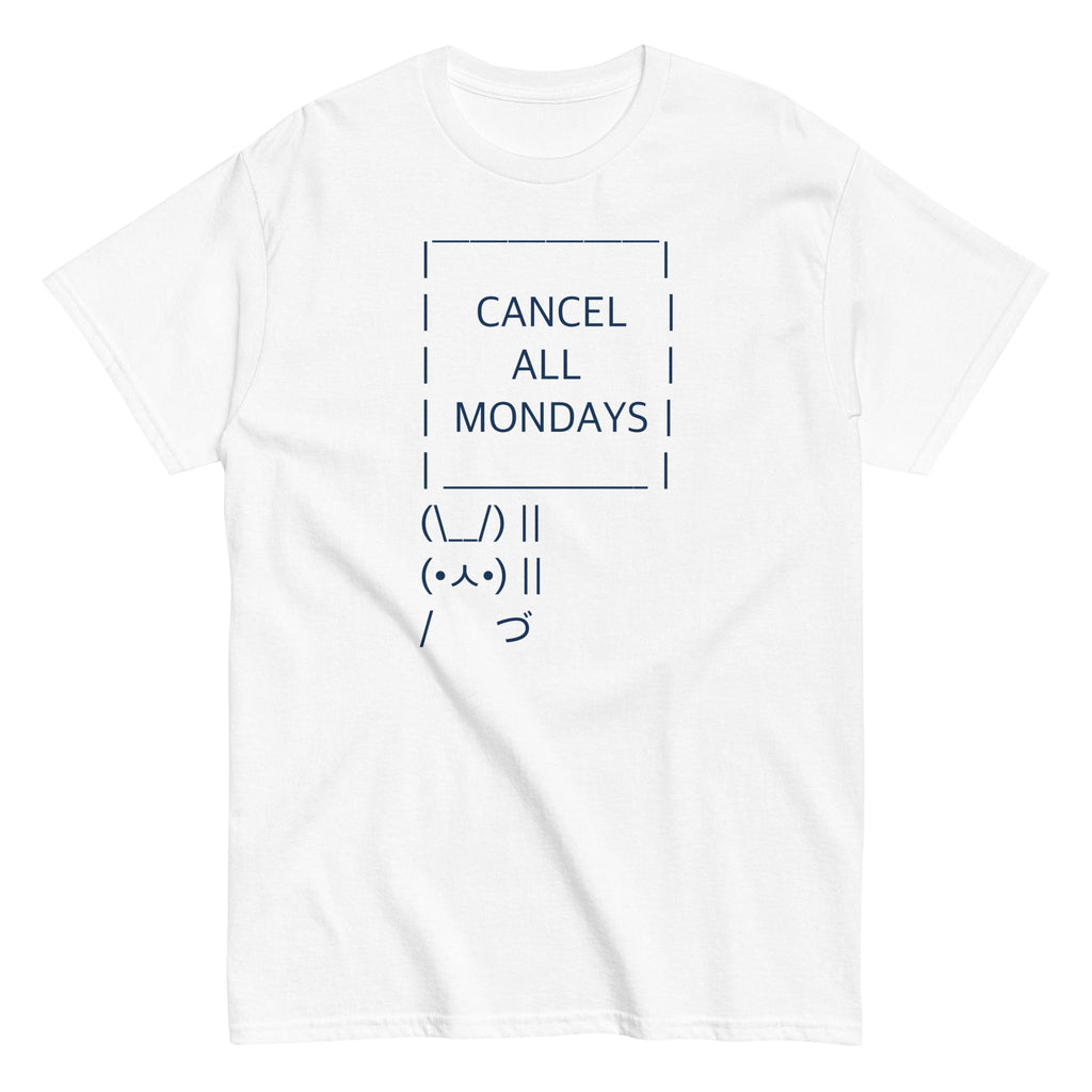 Cancel All Mondays Bunny Men's Classic Tee