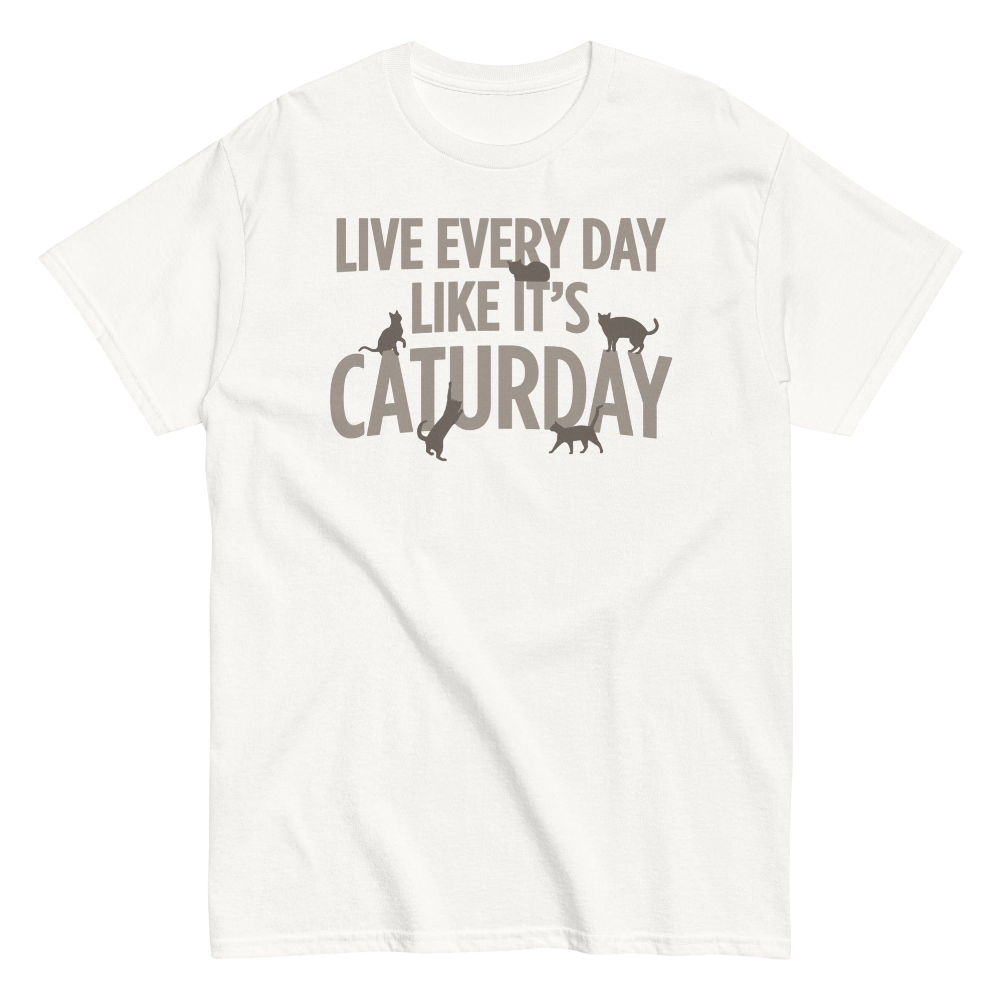 Live Every Day Like It's Caturday Men's Classic Tee