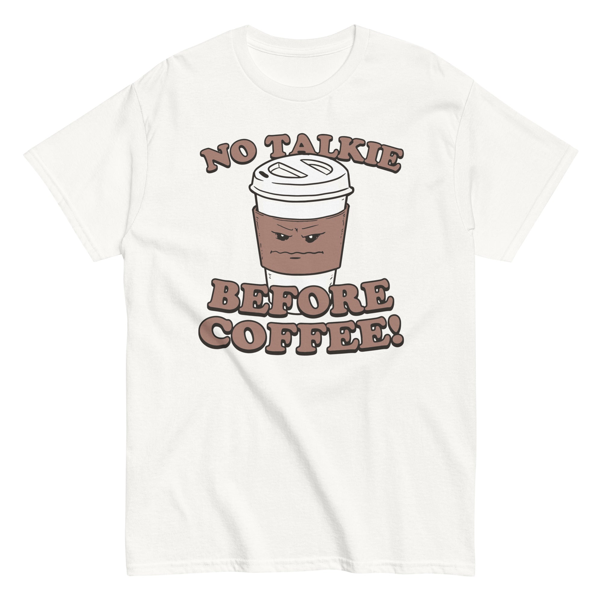 No Talkie Before Coffee! Men's Classic Tee