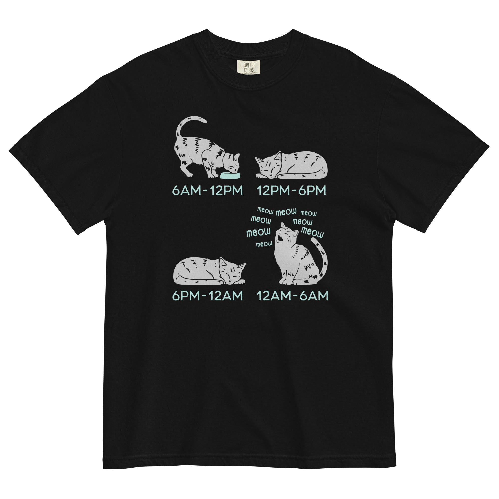 Cat Day Schedule Men's Relaxed Fit Tee