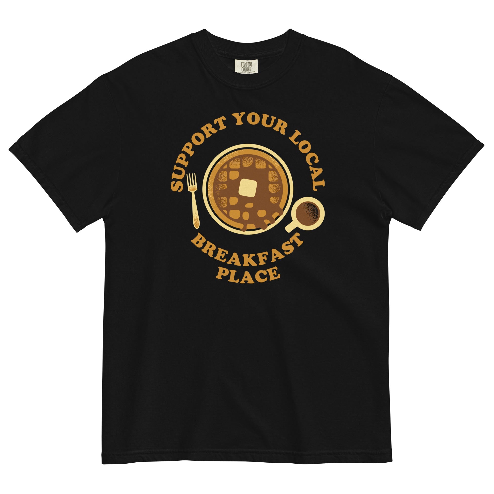Support Your Local Breakfast Place Men's Relaxed Fit Tee