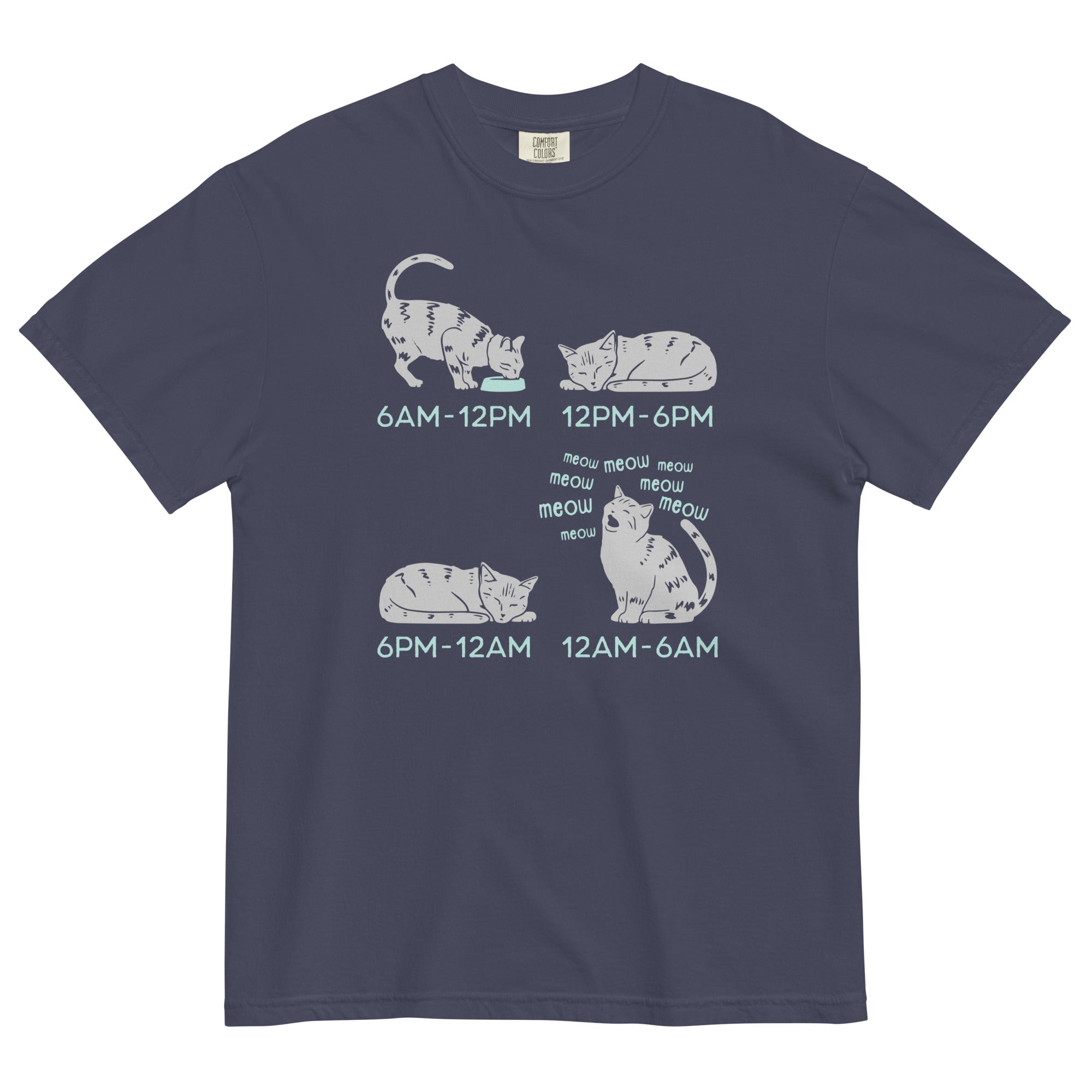 Cat Day Schedule Men's Relaxed Fit Tee