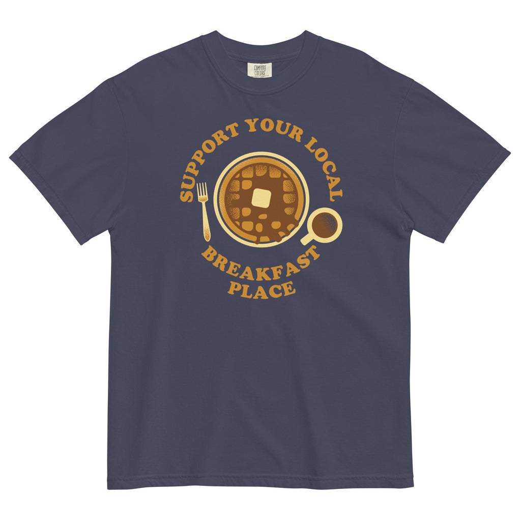 Support Your Local Breakfast Place Men's Relaxed Fit Tee