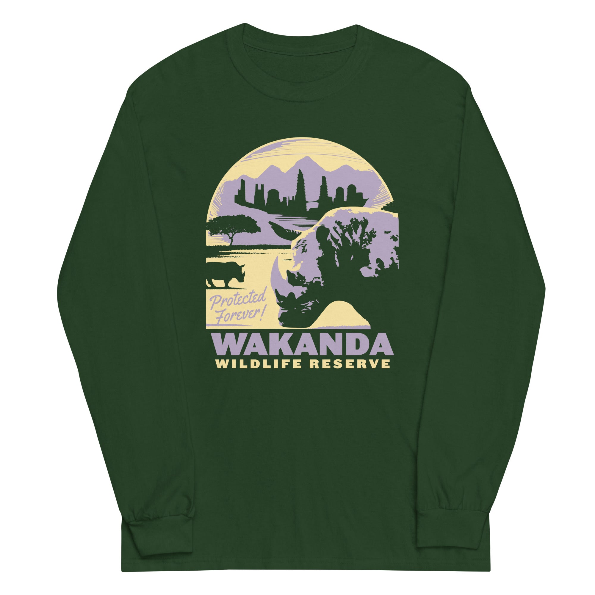Wakanda Wildlife Reserve Unisex Long Sleeve Tee