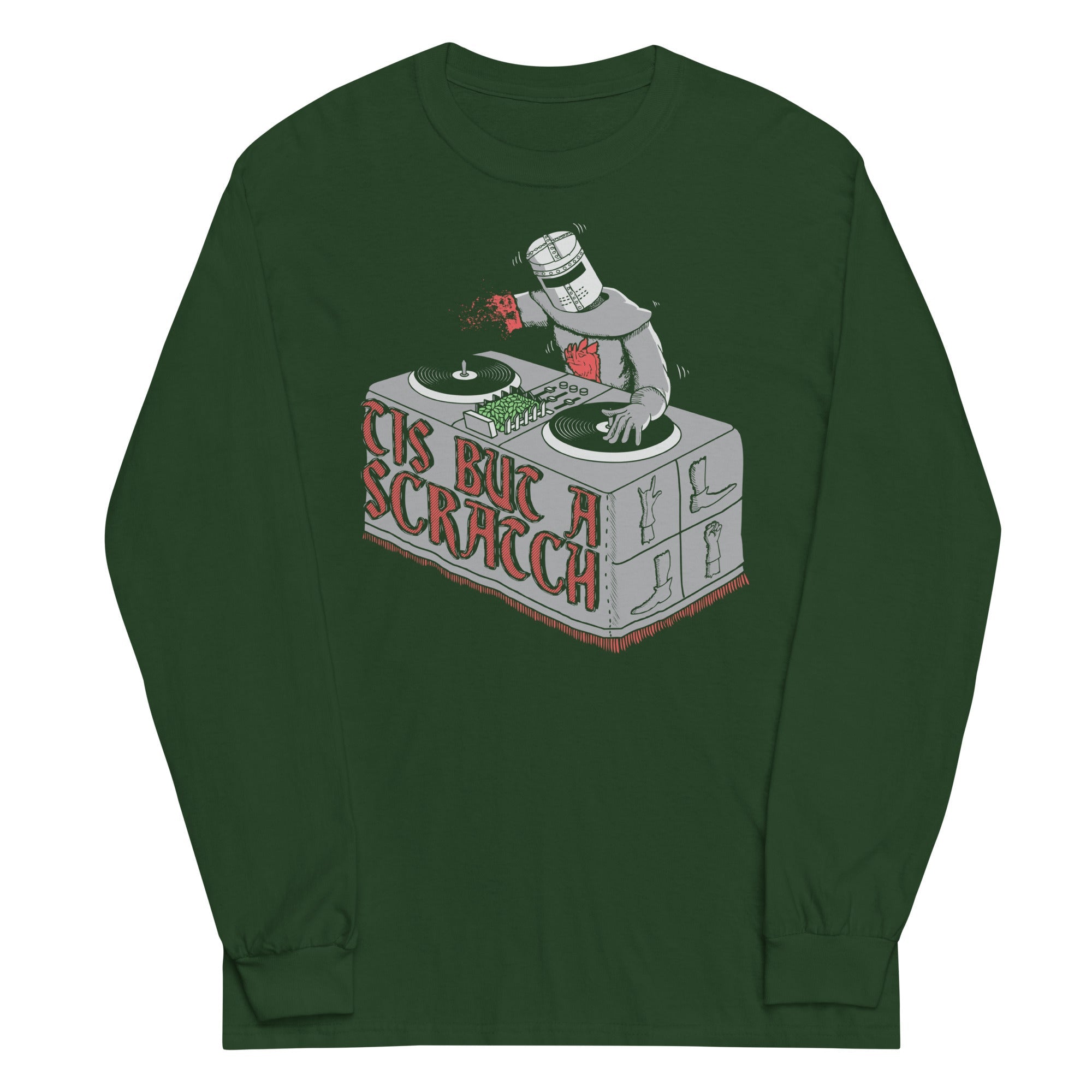 Tis But A Scratch Unisex Long Sleeve Tee