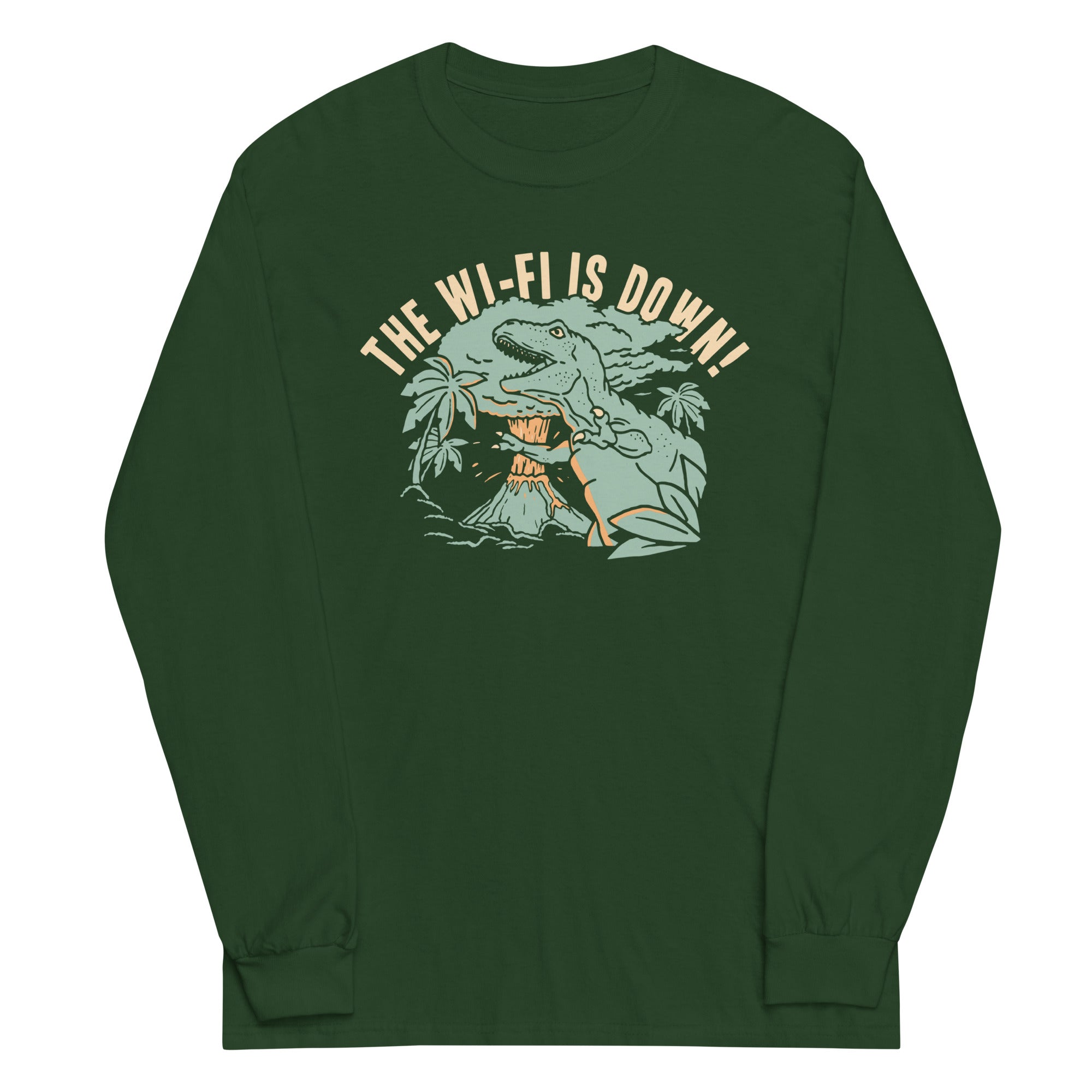 The Wi-Fi Is Down! Unisex Long Sleeve Tee