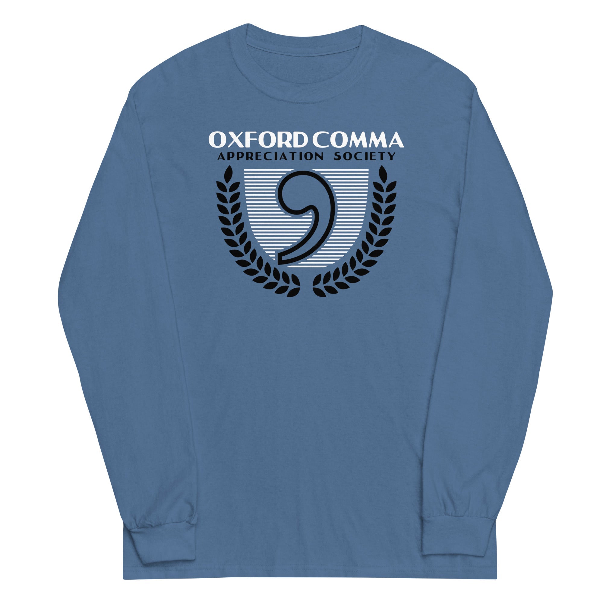 Oxford Comma Appreciation Society Unisex Long Sleeve Tee