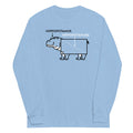 Hippopotenuse Unisex Long Sleeve Tee