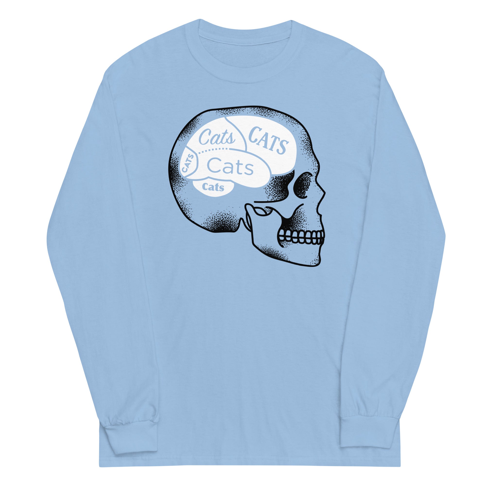 Cats On The Brain Unisex Long Sleeve Tee