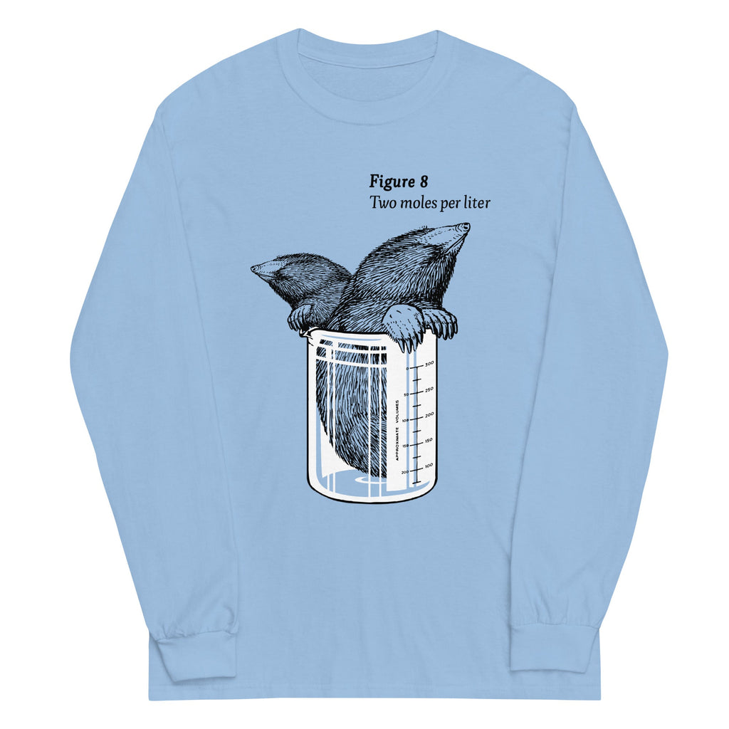 Two Moles Per Liter Unisex Long Sleeve Tee