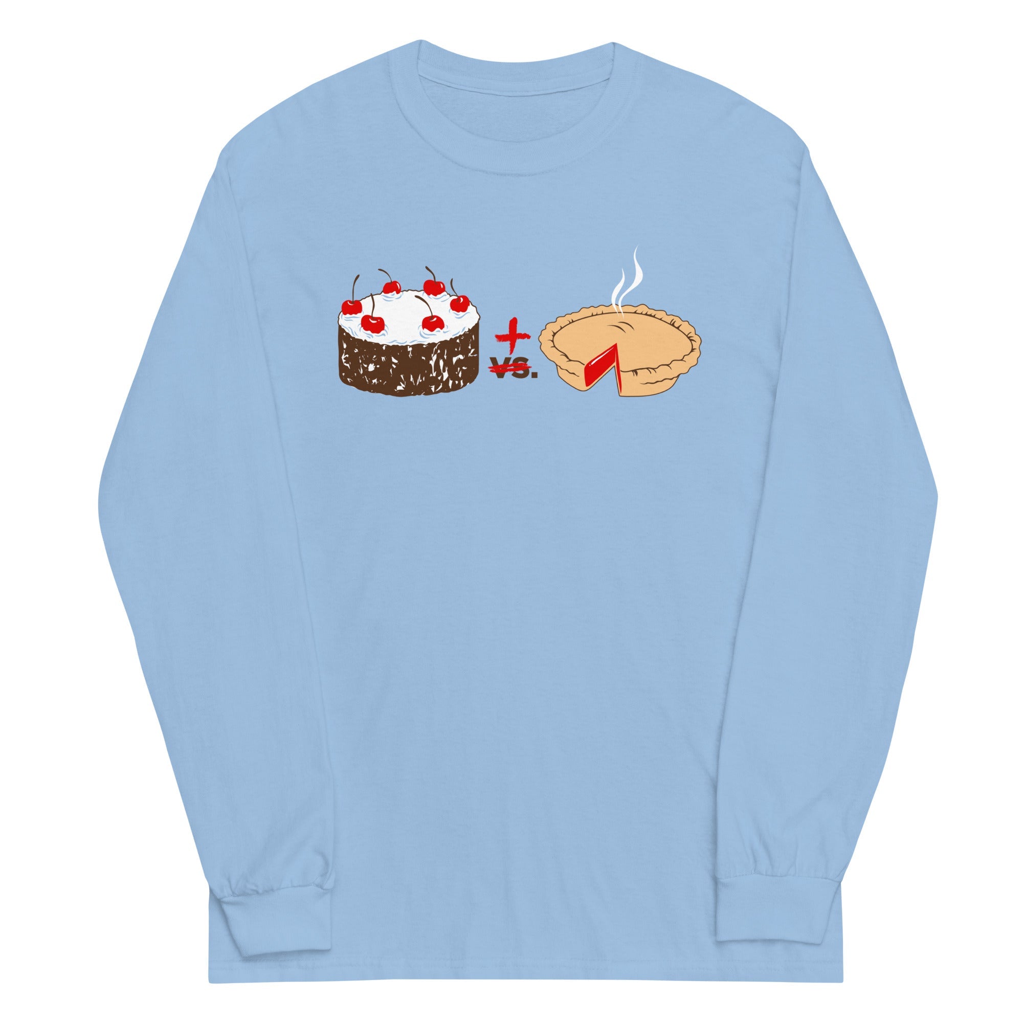 Cake Plus Pie Unisex Long Sleeve Tee