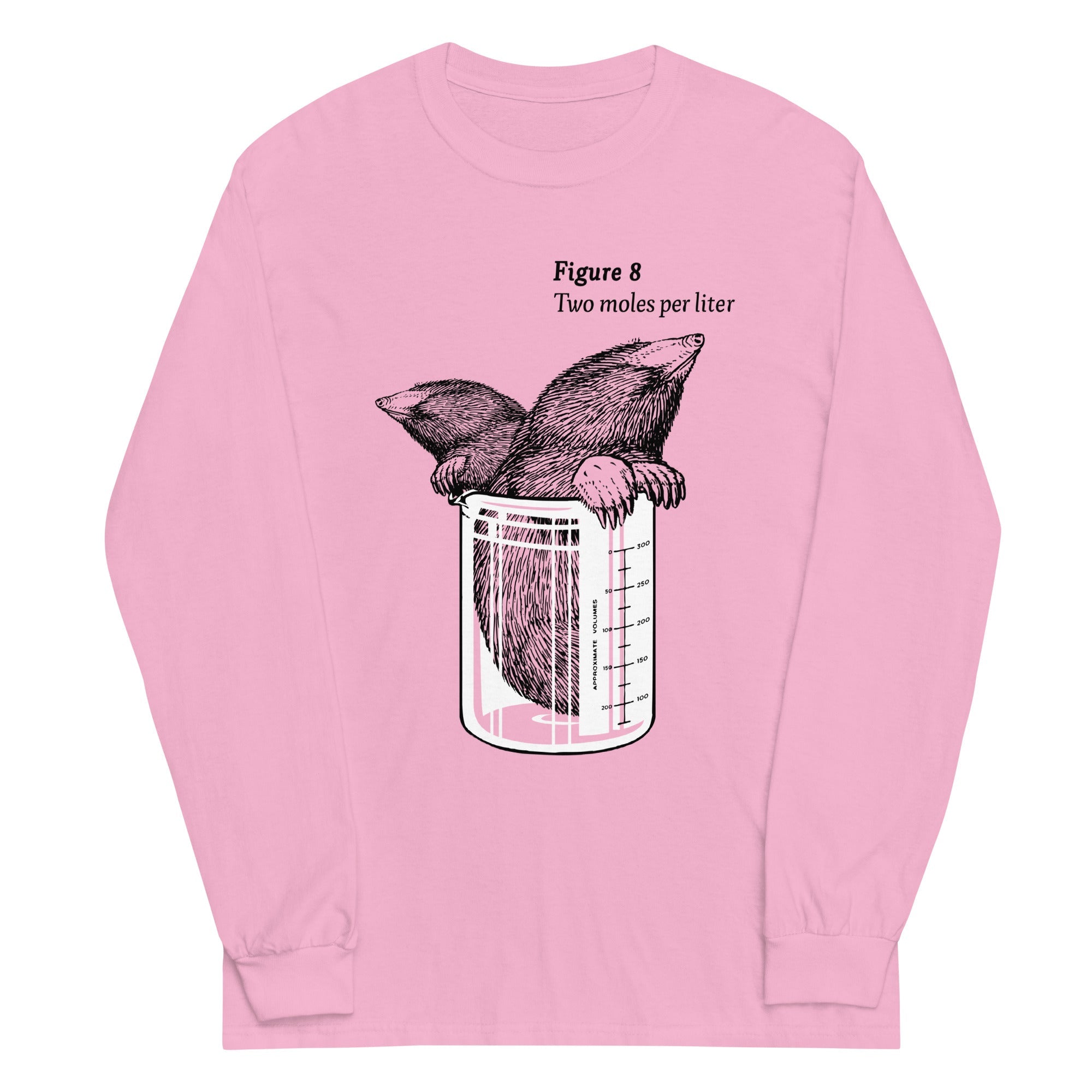 Two Moles Per Liter Unisex Long Sleeve Tee