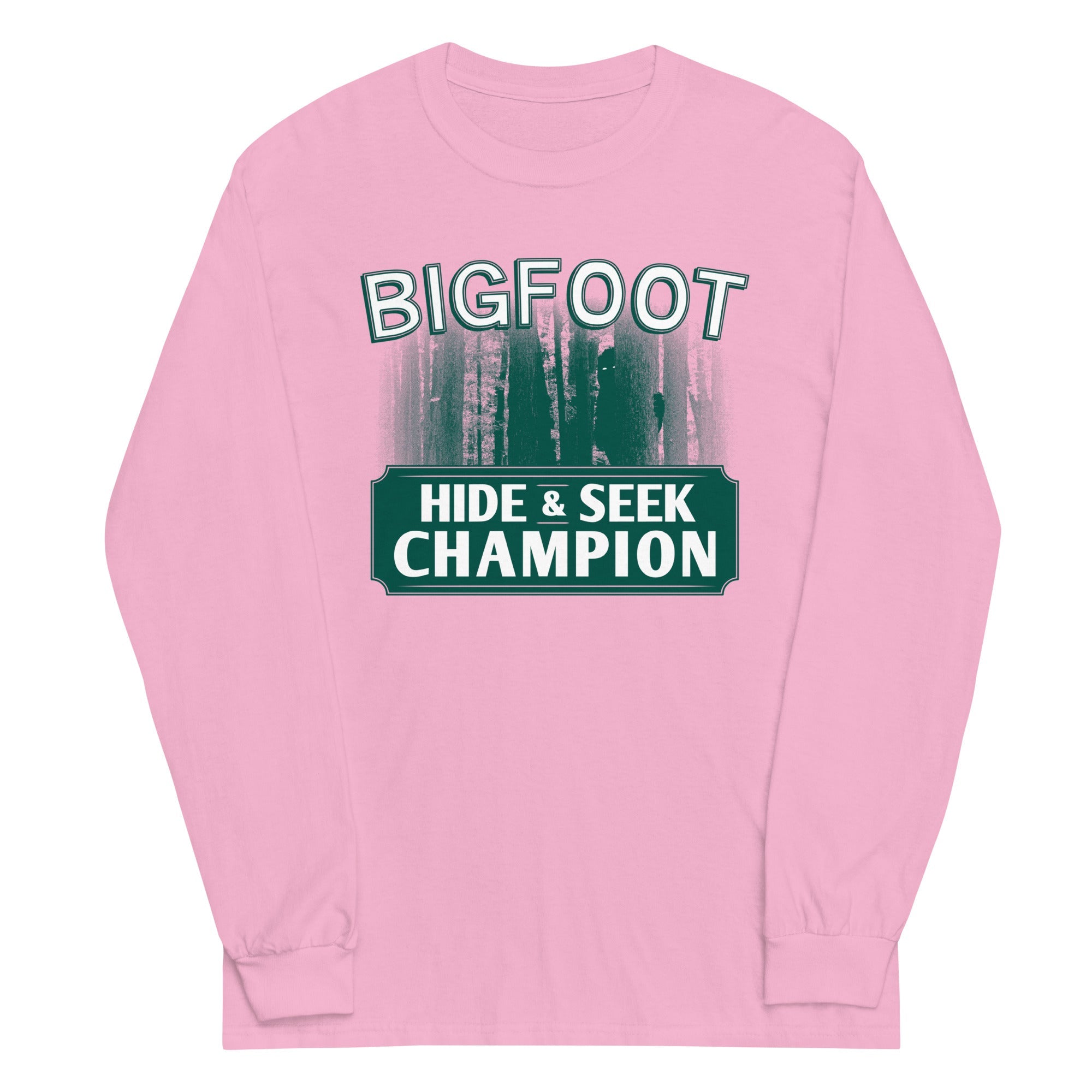 Bigfoot Hide And Seek Champion Unisex Long Sleeve Tee