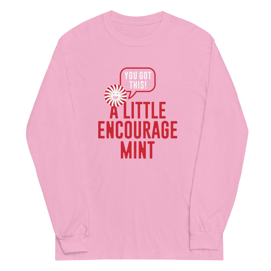 A Little Encourage Mint Unisex Long Sleeve Tee