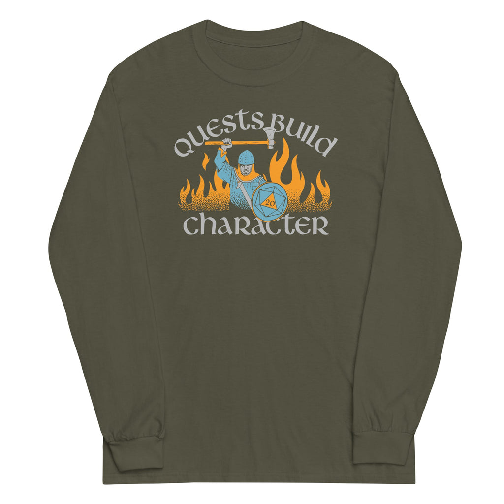 Quests Build Character Unisex Long Sleeve Tee