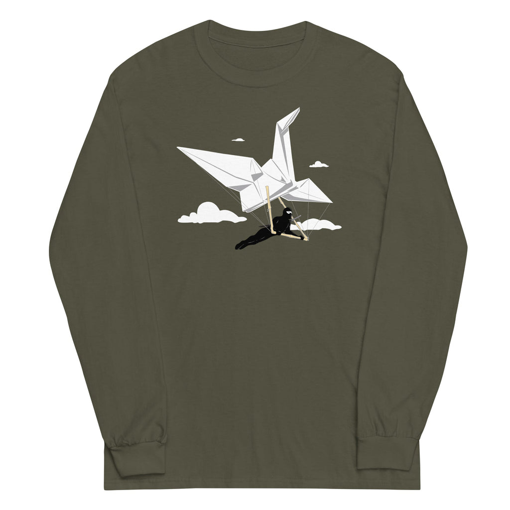 Ninja Glider Unisex Long Sleeve Tee