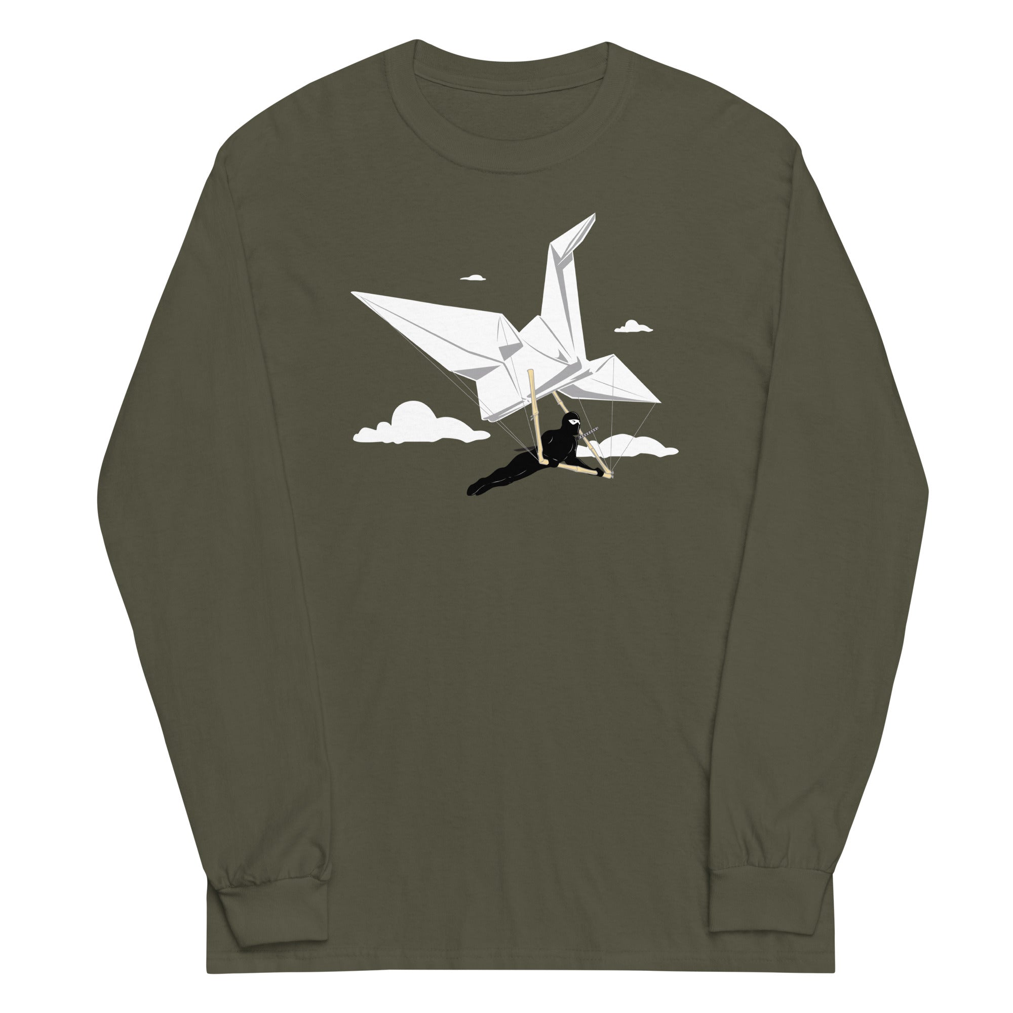 Ninja Glider Unisex Long Sleeve Tee