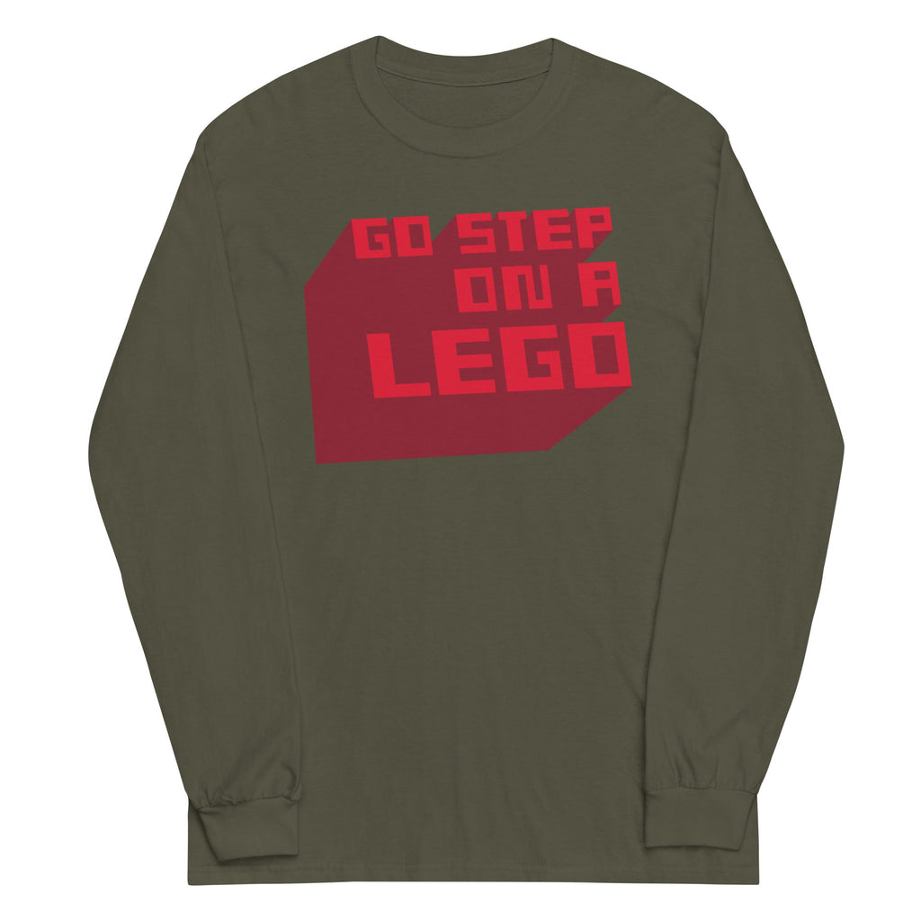Go Step On A Lego Unisex Long Sleeve Tee