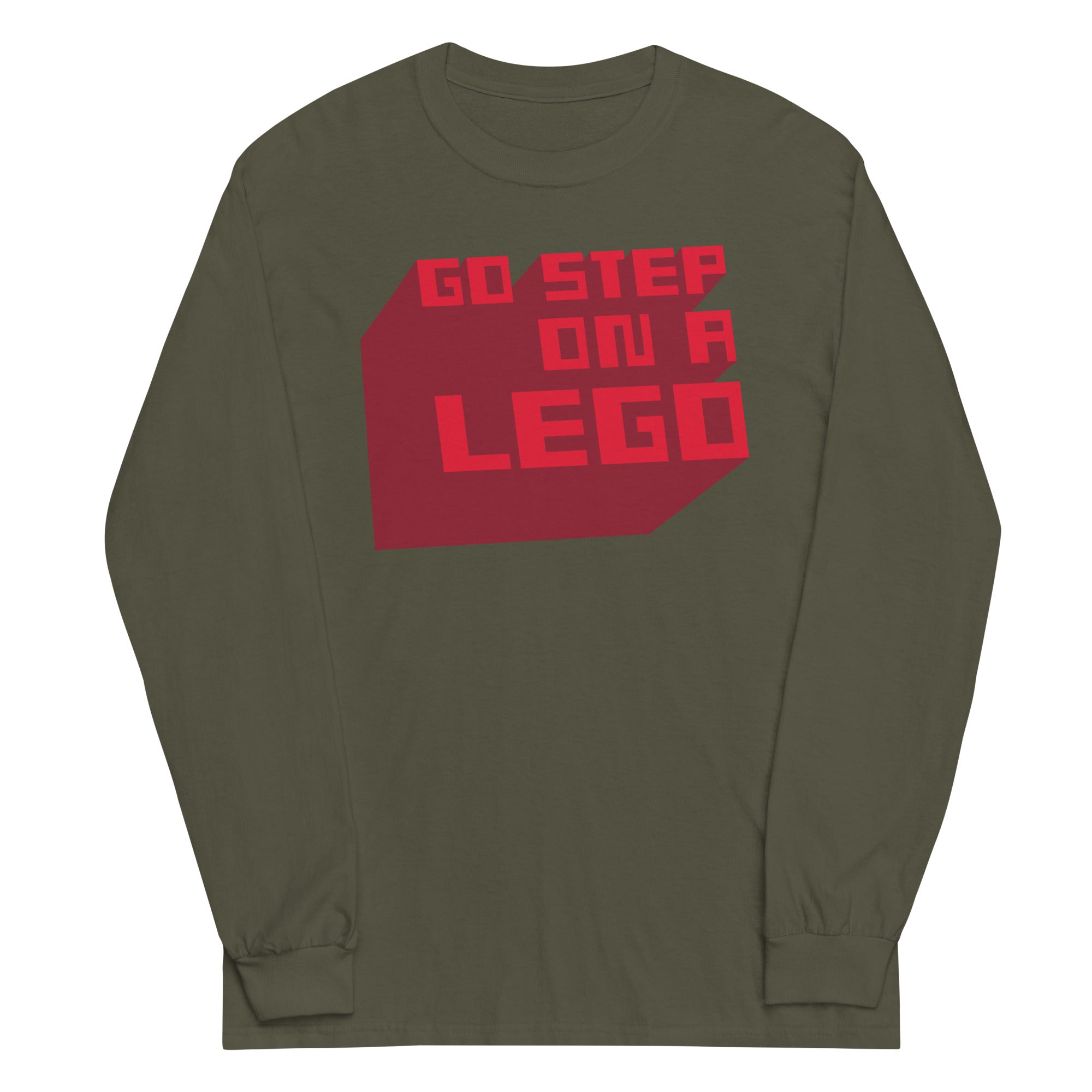 Go Step On A Lego Unisex Long Sleeve Tee