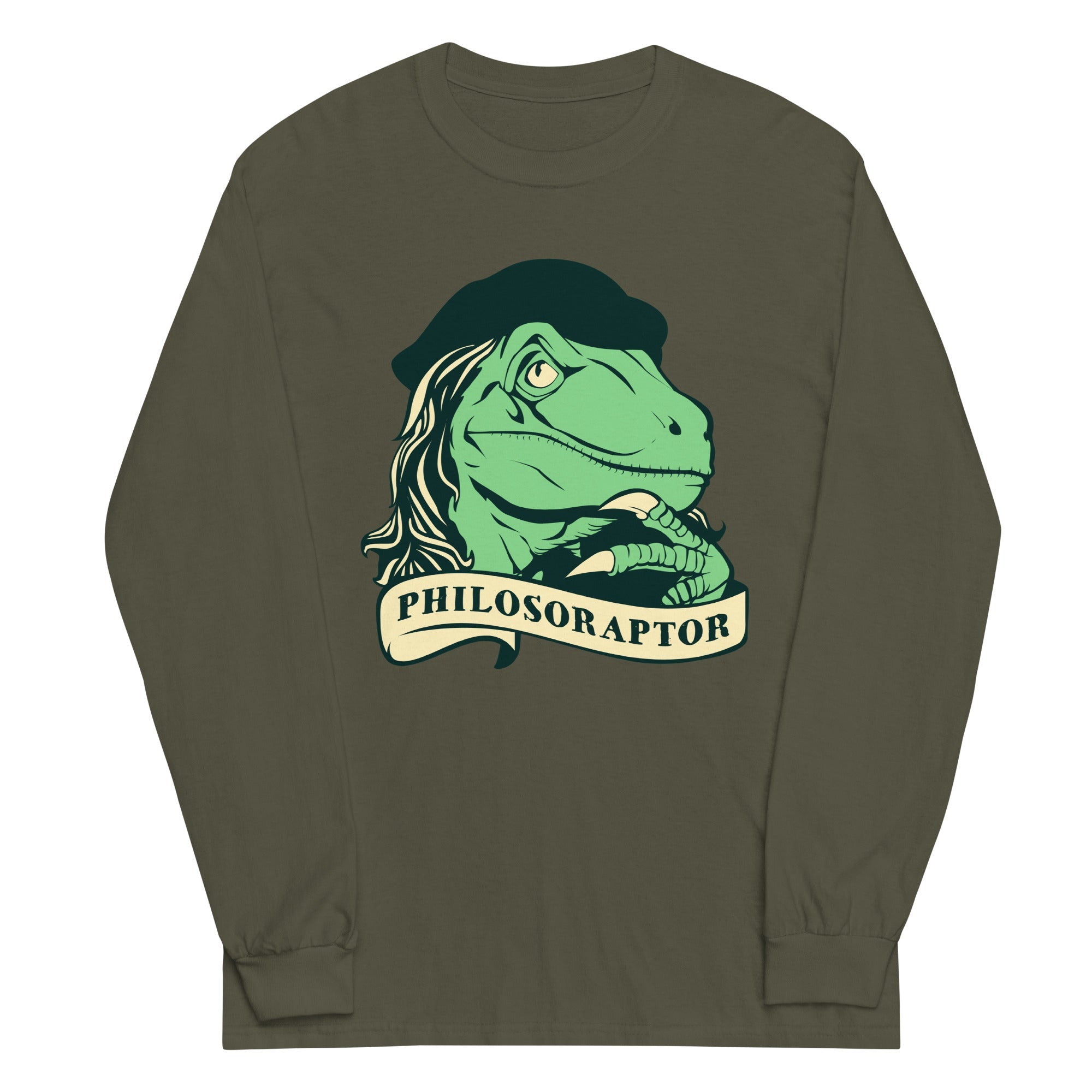 Philosoraptor Unisex Long Sleeve Tee