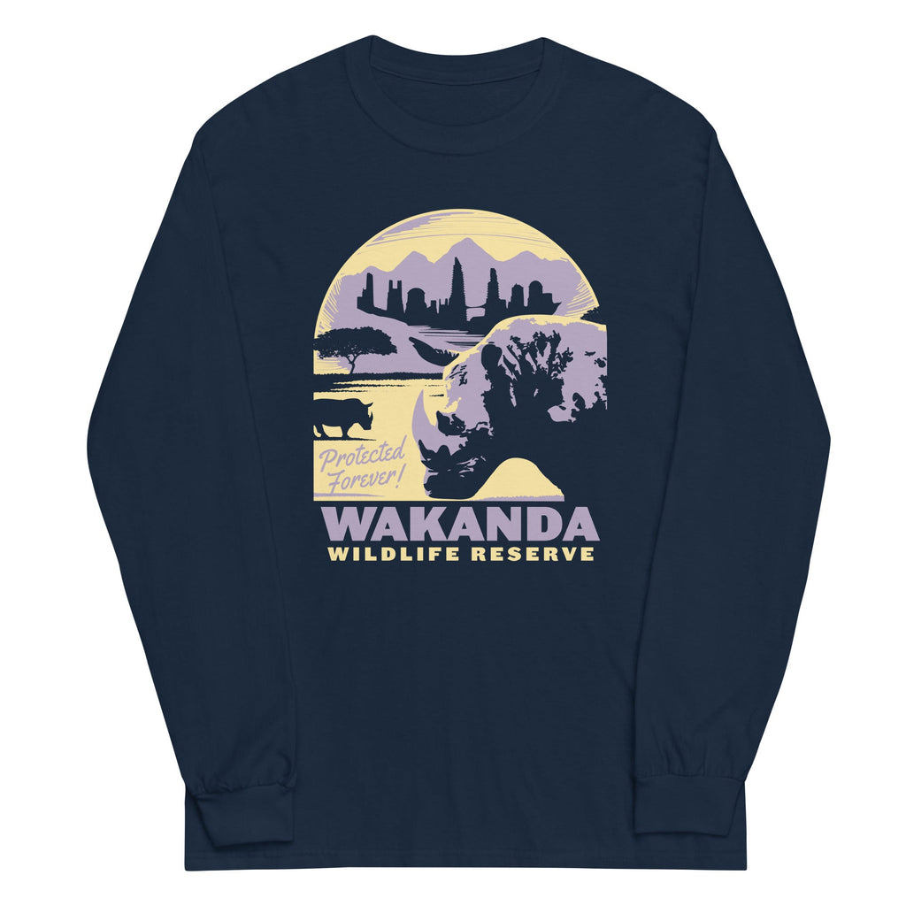 Wakanda Wildlife Reserve Unisex Long Sleeve Tee