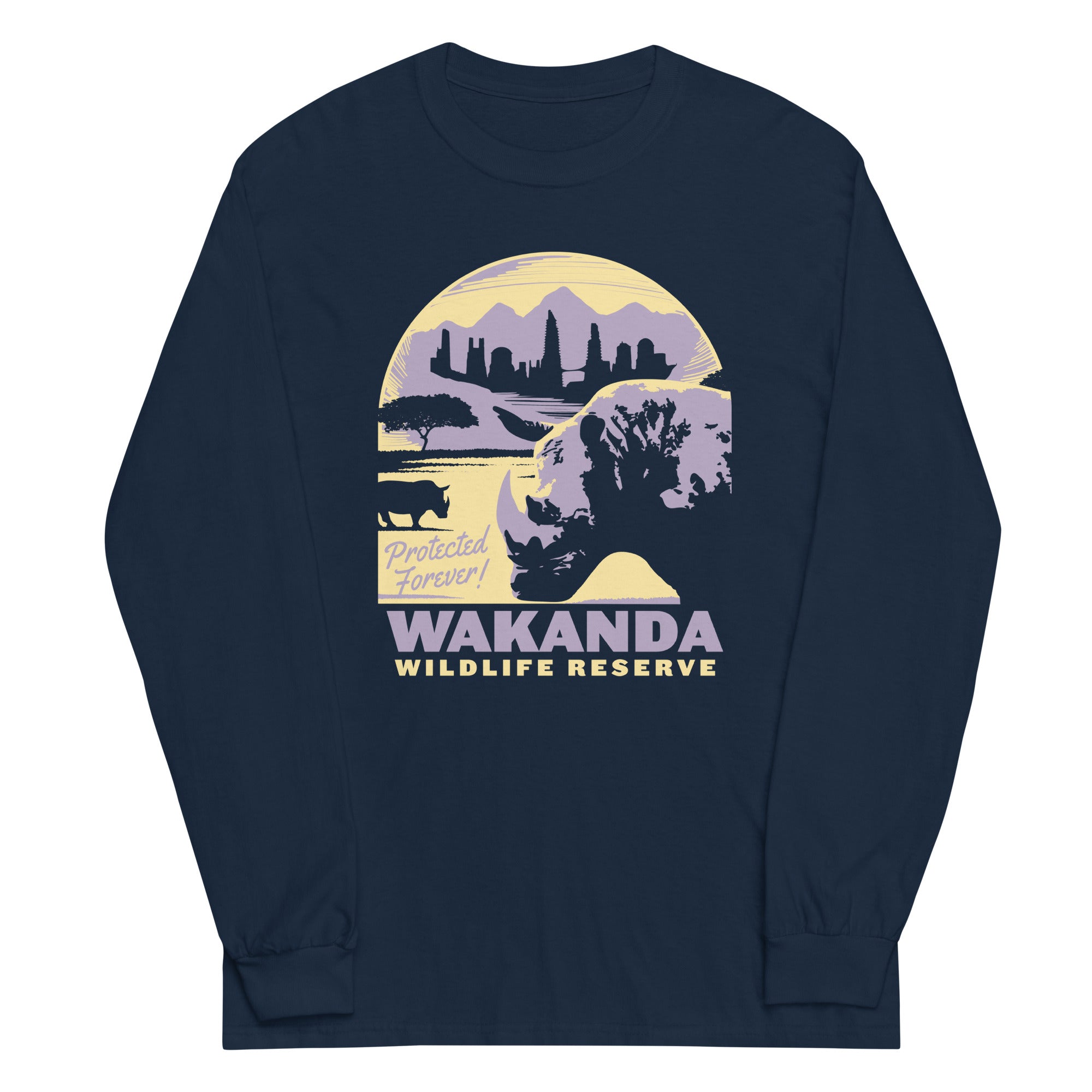 Wakanda Wildlife Reserve Unisex Long Sleeve Tee
