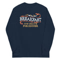 Breakfast, It's What's For Dinner Unisex Long Sleeve Tee