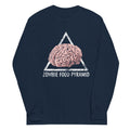 Zombie Food Pyramid Unisex Long Sleeve Tee