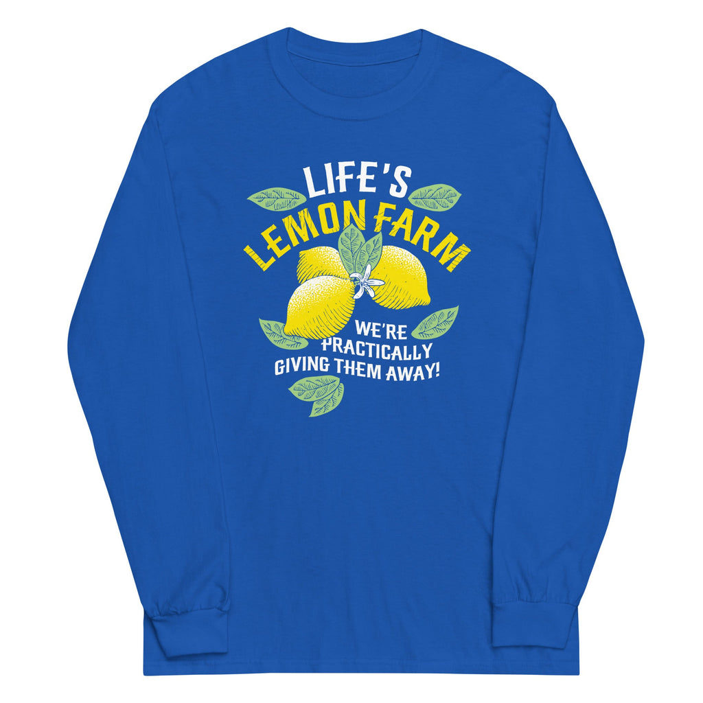 Life's Lemon Farm Unisex Long Sleeve Tee