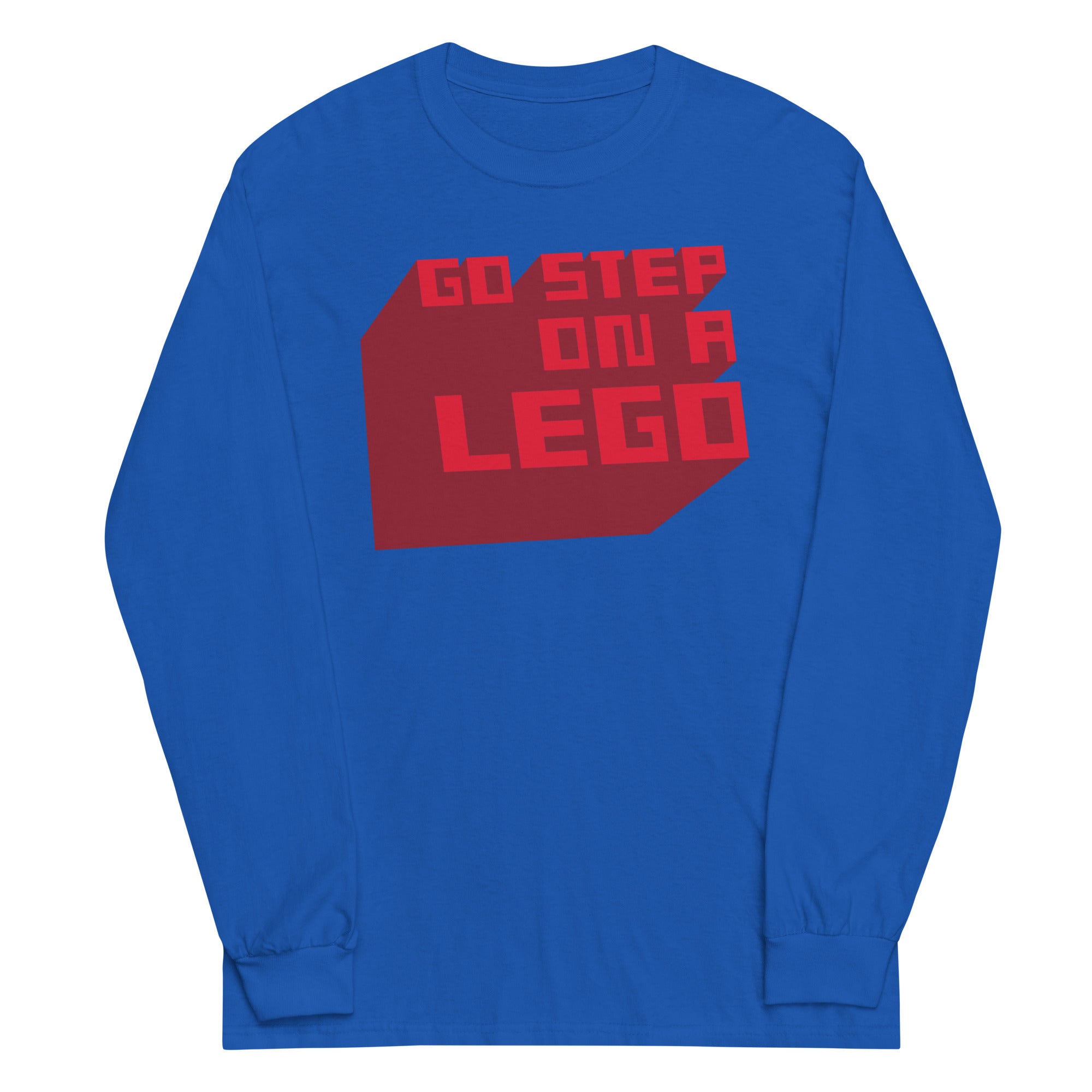 Go Step On A Lego Unisex Long Sleeve Tee