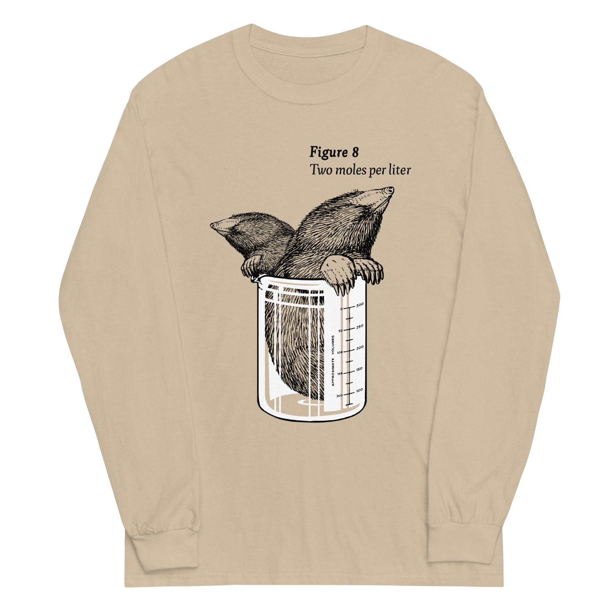 Two Moles Per Liter Unisex Long Sleeve Tee