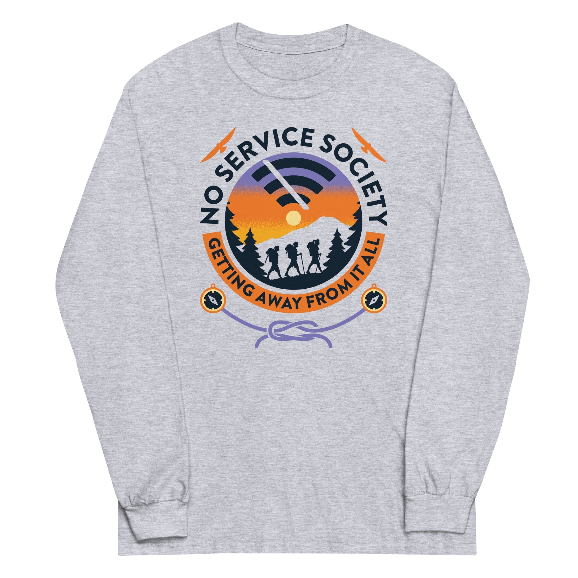 No Service Society Unisex Long Sleeve Tee