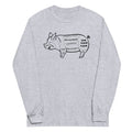 Tasty Pig Cuts Unisex Long Sleeve Tee