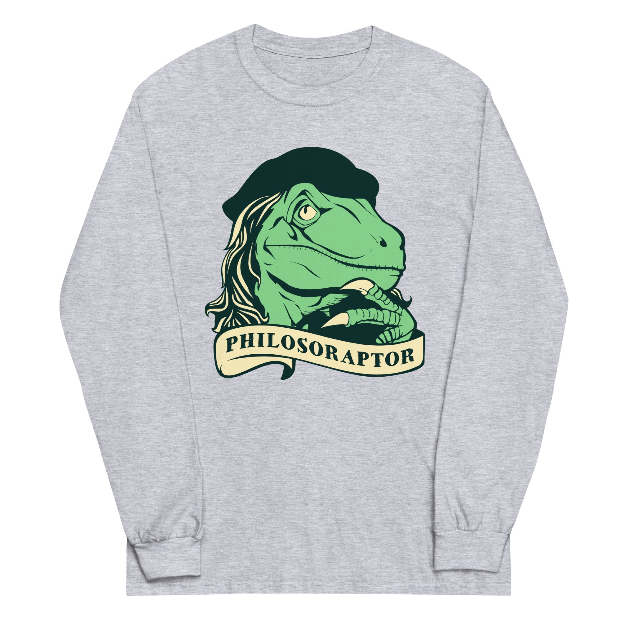 Philosoraptor Unisex Long Sleeve Tee