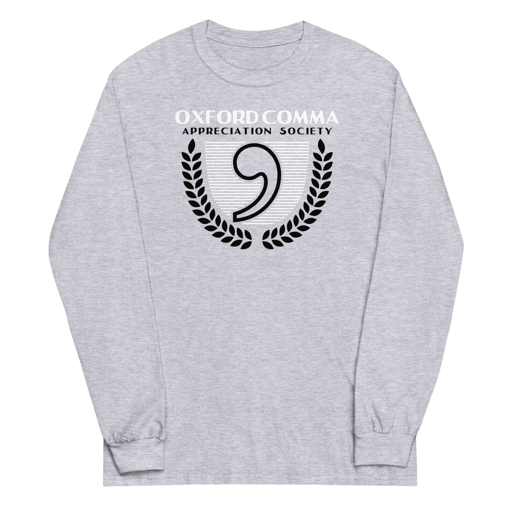 Oxford Comma Appreciation Society Unisex Long Sleeve Tee