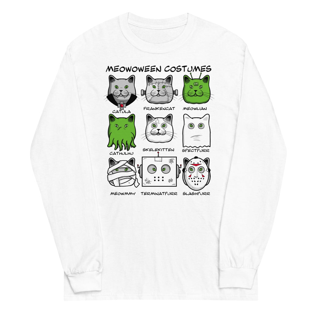 Meowoween Costumes Unisex Long Sleeve Tee