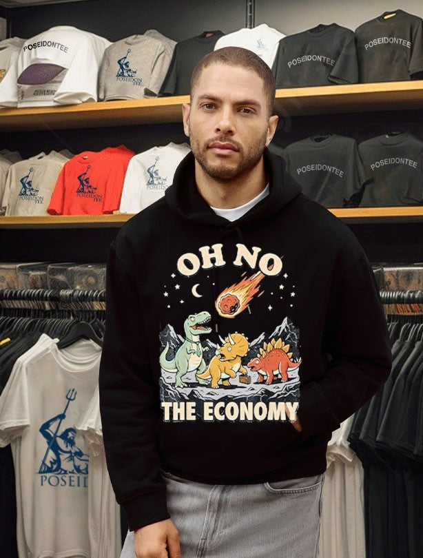 Oh No The Economy Dinosaur T-shirt