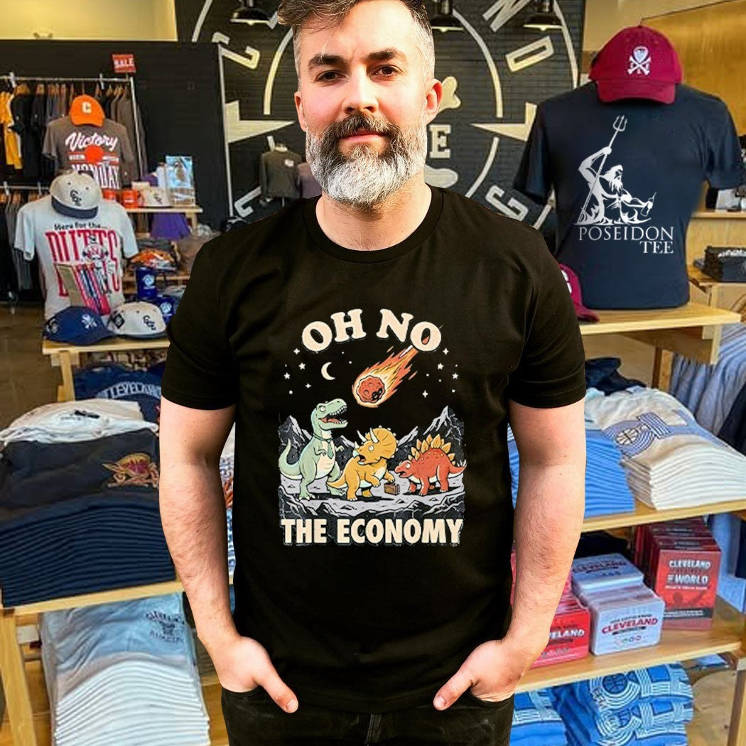 Oh No The Economy Dinosaur T-shirt