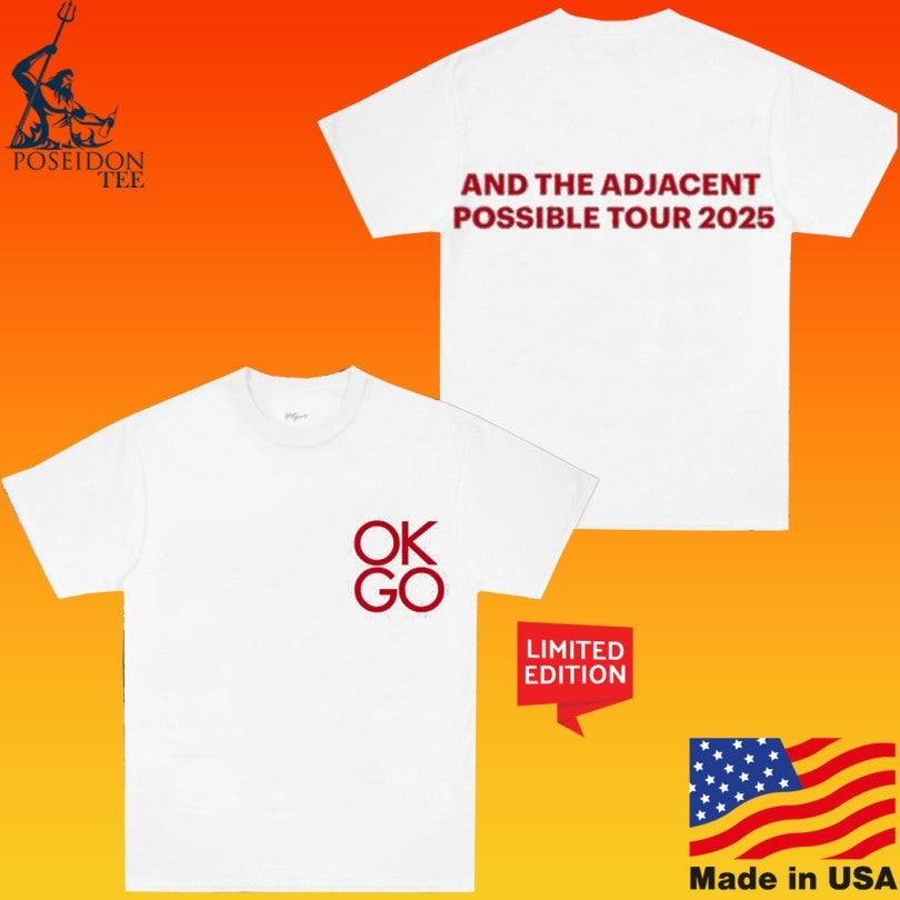 Ok Go And The Adjacent Possible Tour 2025 Spring Tour T-shirt