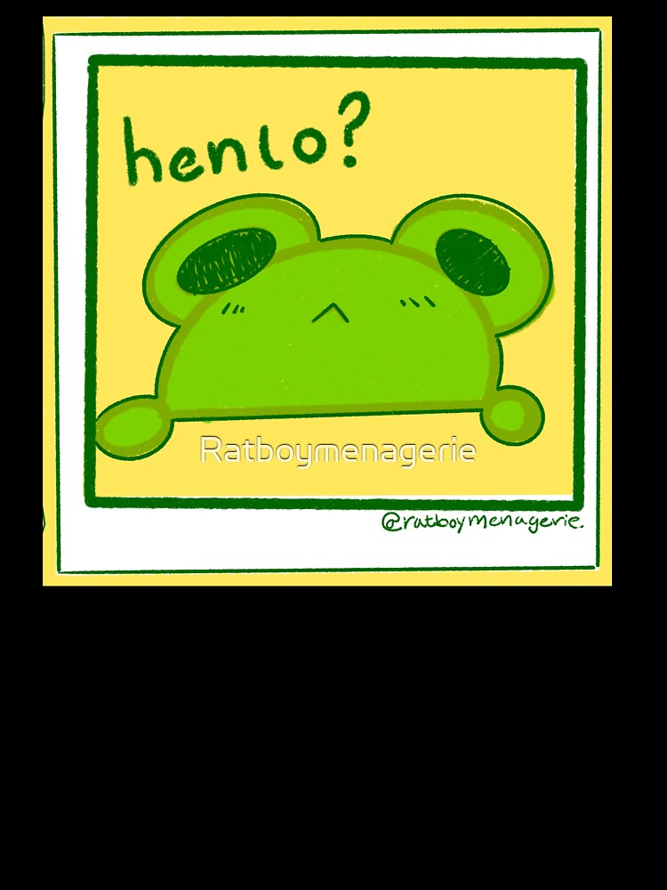 Hello Frog Friend | Digital Art by Ratboymenagerie