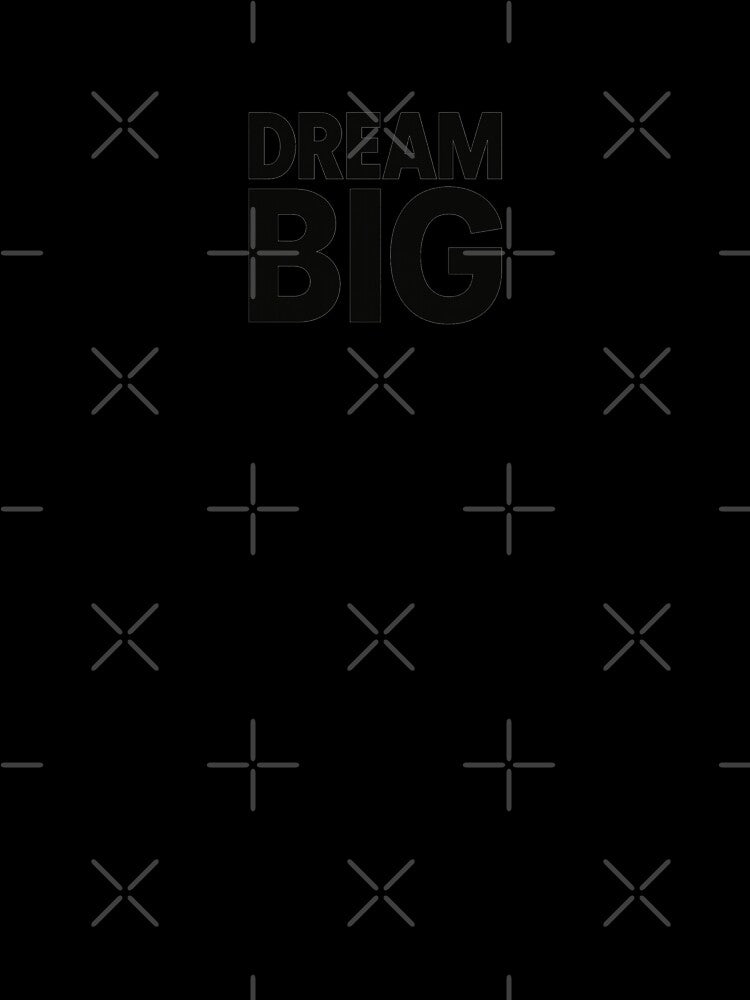 Bold Geometric Text ‘Dream Big’ by Le Grand Requin