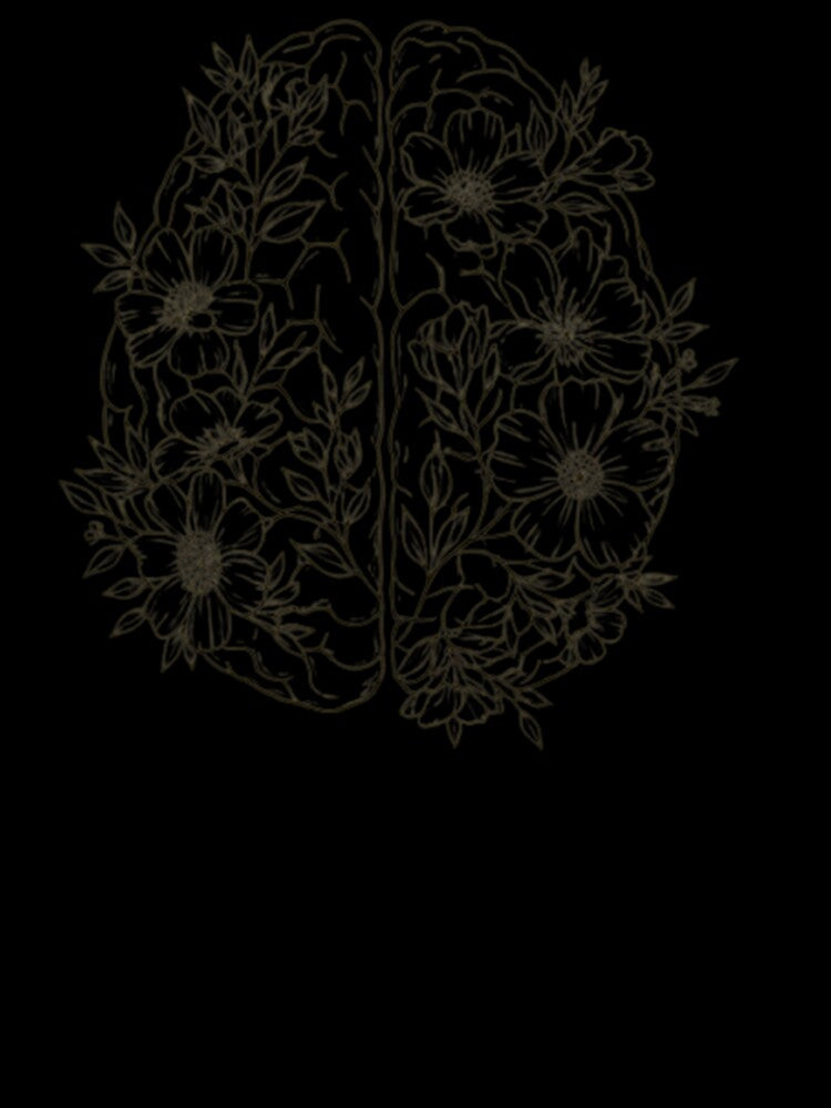 Floral Mind Affirmation Tee by Whispering Colors