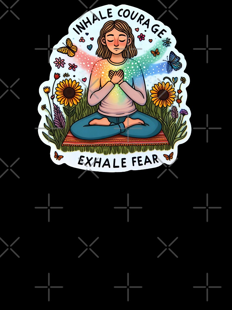 Inhale Courage Exhale Fear Healing Meditation by digilabs