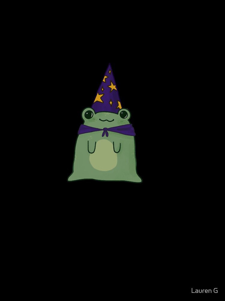 frog wizard with cape by Lauren G