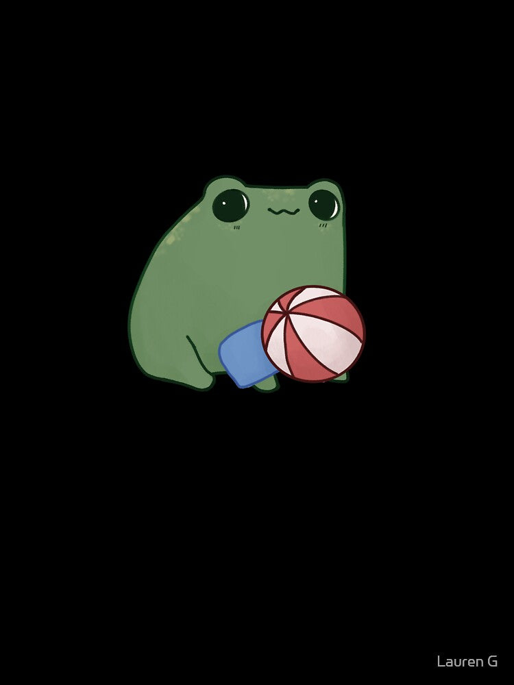 pool party frog by Lauren G