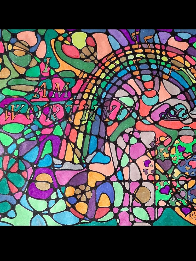 I Am Worthy Affirmation by ArtbyKat75