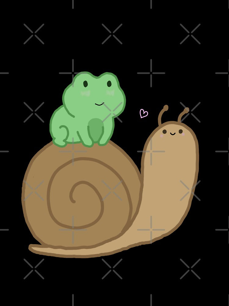 Frog and Snail Pals by MeghanVirginia