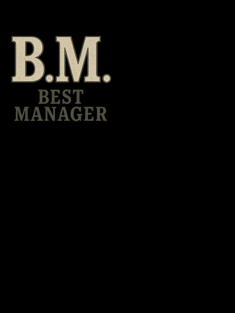Best Manager – Bold Statement Tee by BB Design Garage