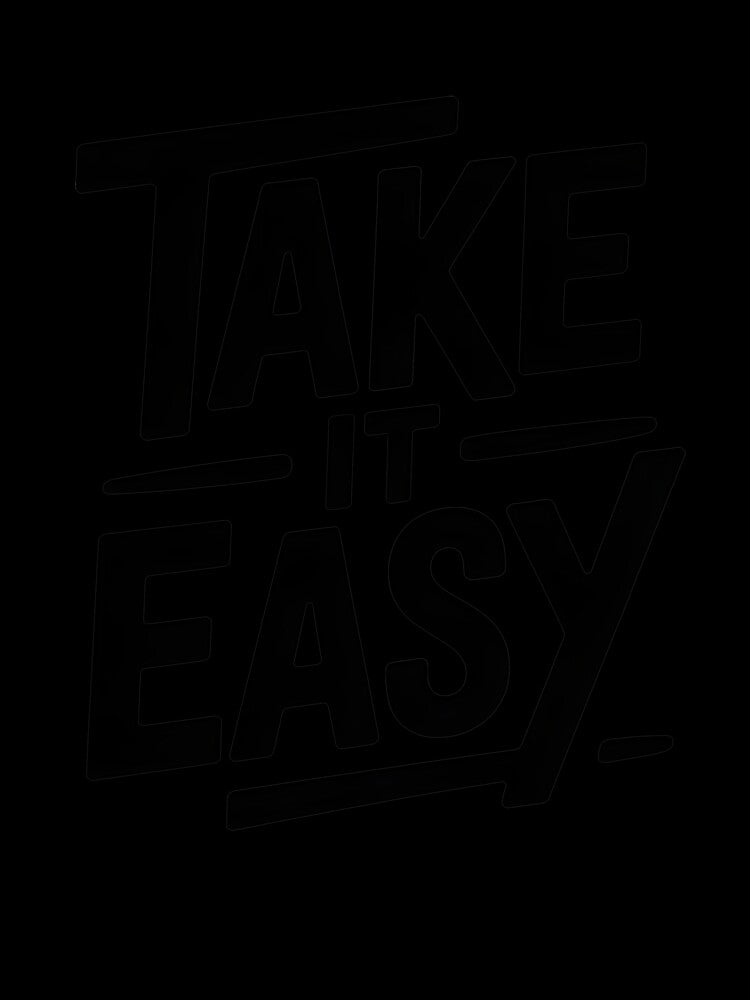 TAKE IT EASY – Bold Typo by Atelier Nori